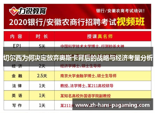 切尔西为何决定放弃奥斯卡背后的战略与经济考量分析
