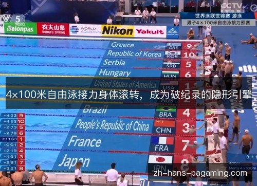 4×100米自由泳接力身体滚转，成为破纪录的隐形引擎